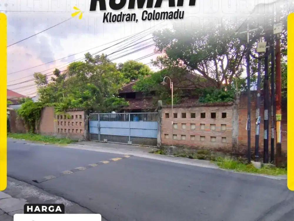 Dijual Rumah Mewah Halaman Sangat Luas Kekinian, Siap Huni di Klodran Colomadu Karanganyar