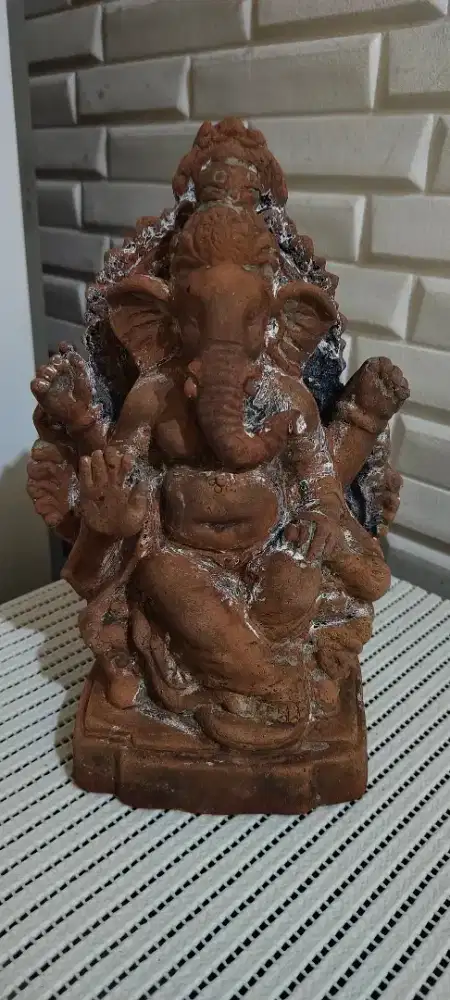 Patung ganesha terakota antik