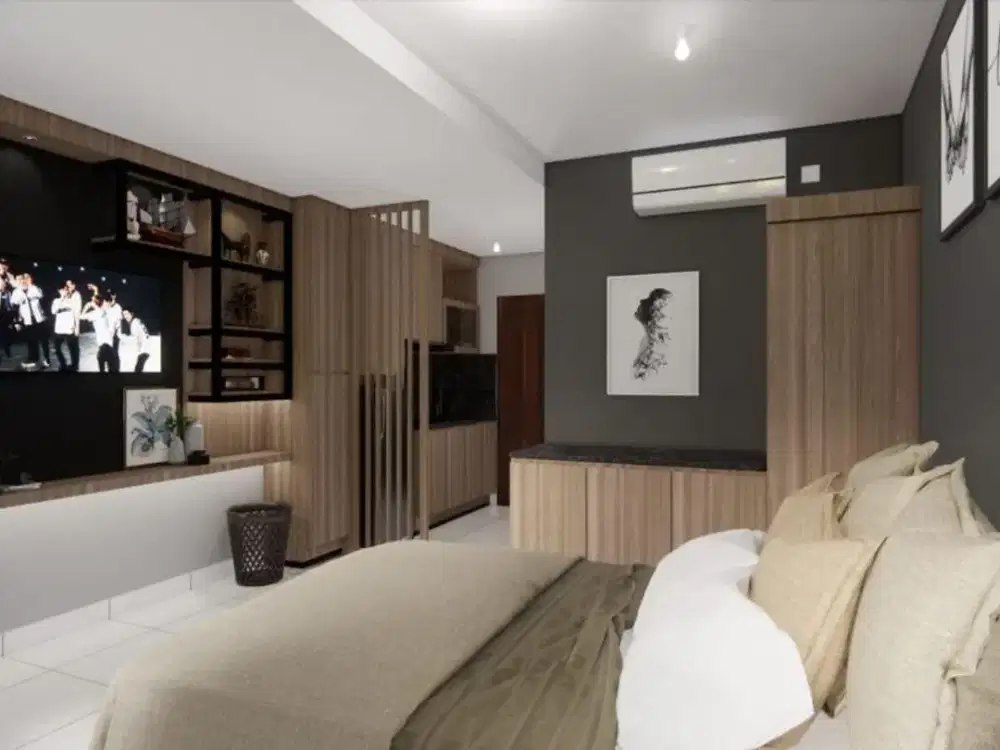 Apartemen bagus sekali siap huni lokasi strategis pemandangan alam yg indah