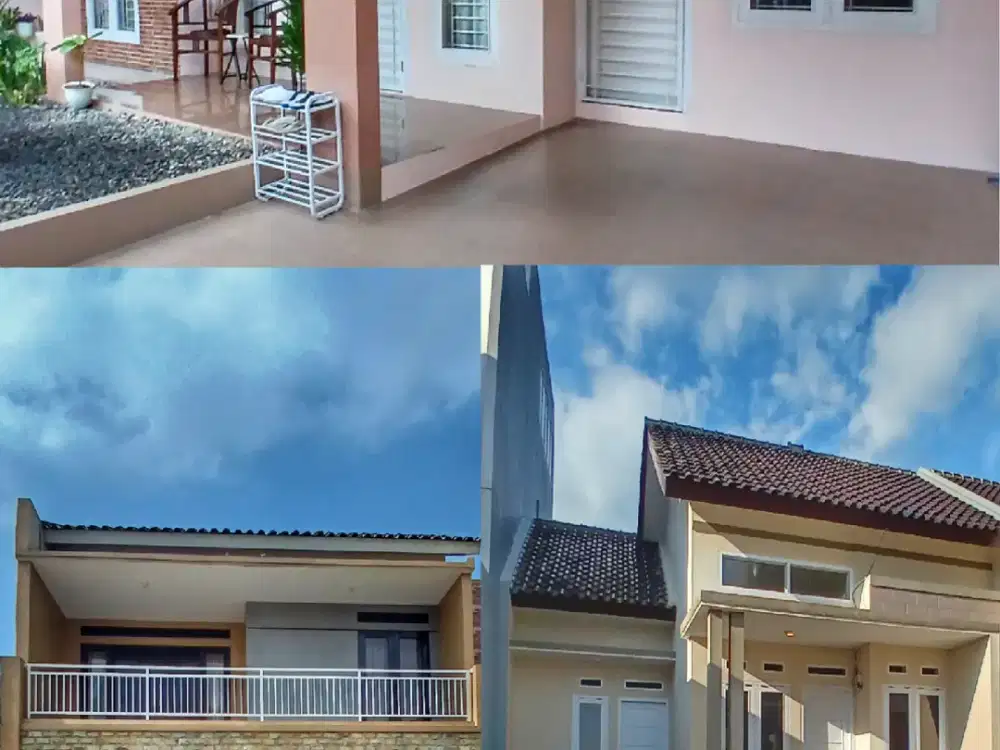 Dijual 3 unit rumah bagus dan 1 kavling siap bangun perumahan nempel kota