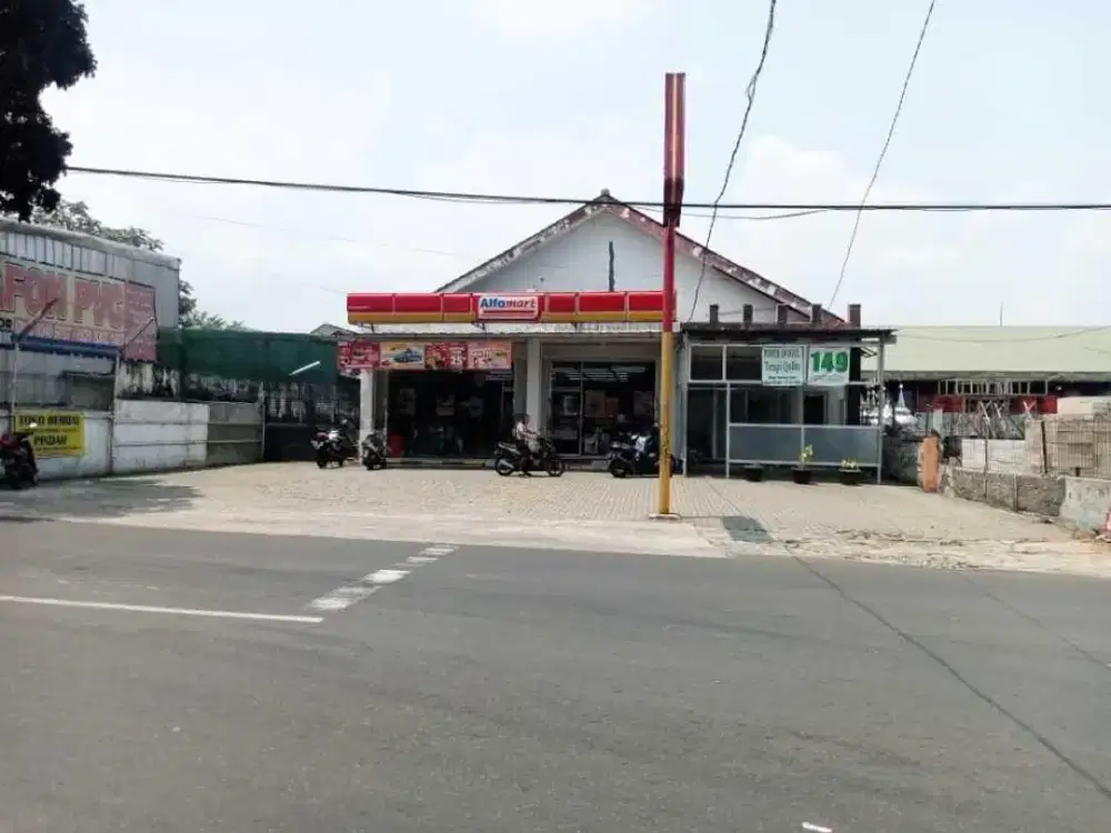 Disewa Tanah + Bangunan Lokasi Dipinggir Jl Raya Lokasi Strategis Di Bogor