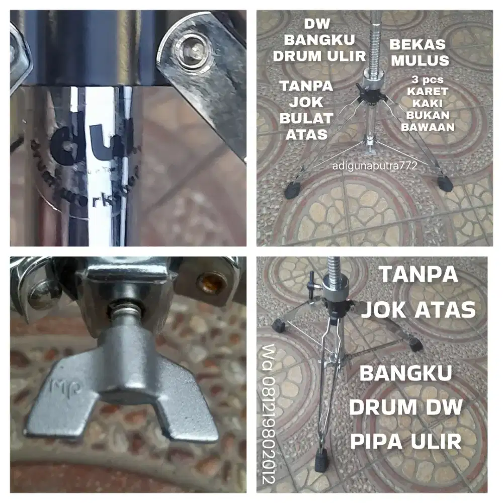 DW BANGKU DRUM TANPA JOK ATAS