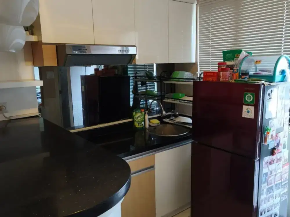 FOR SALE! Apartemen Educity, Tower Harvard - 2BR Corner Unit, Full Furnished