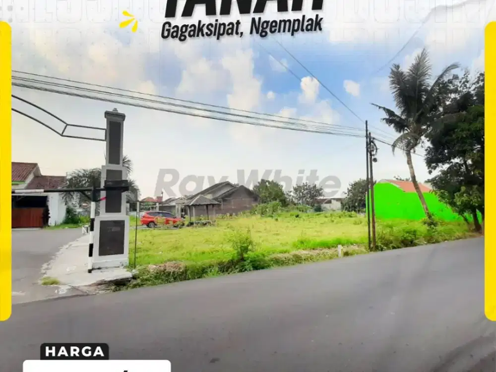 Dijual Tanah Kavling Siap Bangun Strategis, Cocok untuk Tempat Usaha di Gagaksipat Ngemplak Boyolali