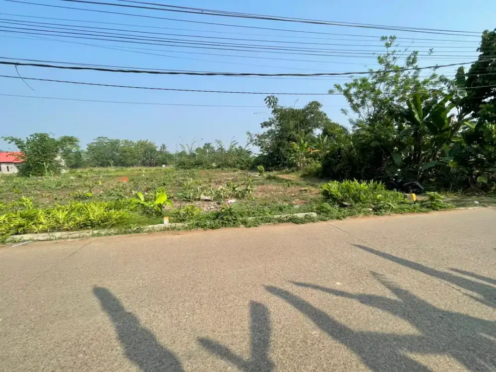 Tanah Kavling Cisauk Murah - SHM - Pinggir Jalan - Dekat Stasiun Jatake & Tol Legok