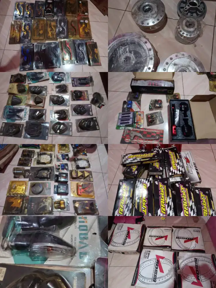 DIJUAL BORONGAN ACCESSORIES MOTOR