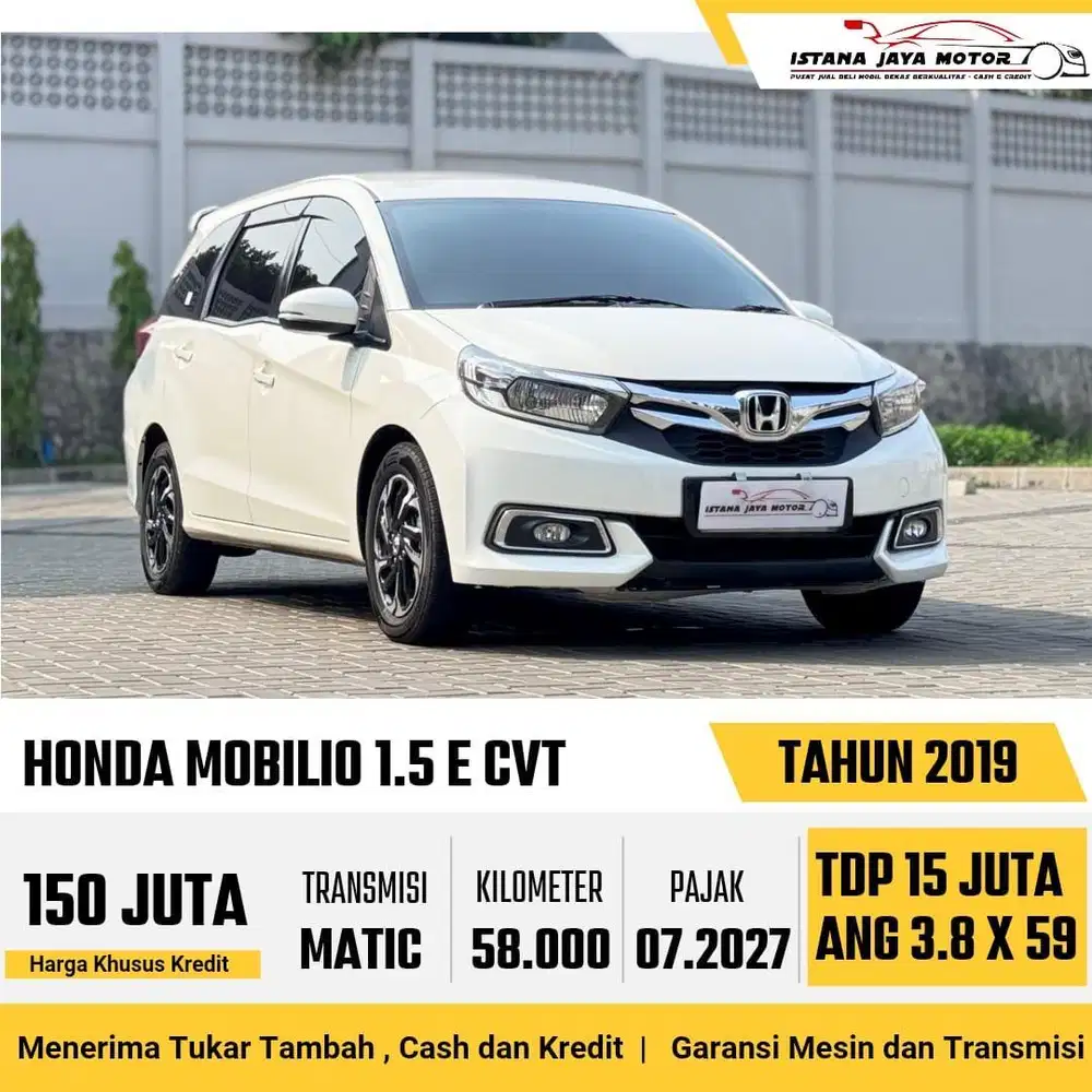 Honda Mobilio E 1.5 Automatic Facelift 2019 Putih