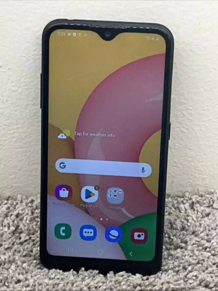 samsung galaxy a01 blue 2~16 andro 12 snow cone