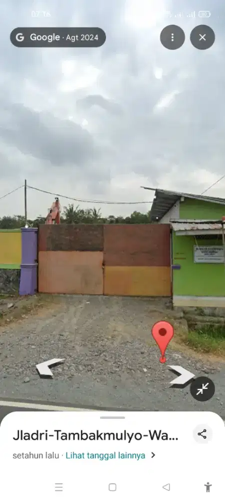 Tanah pinggir jalan nasional jls kebumen