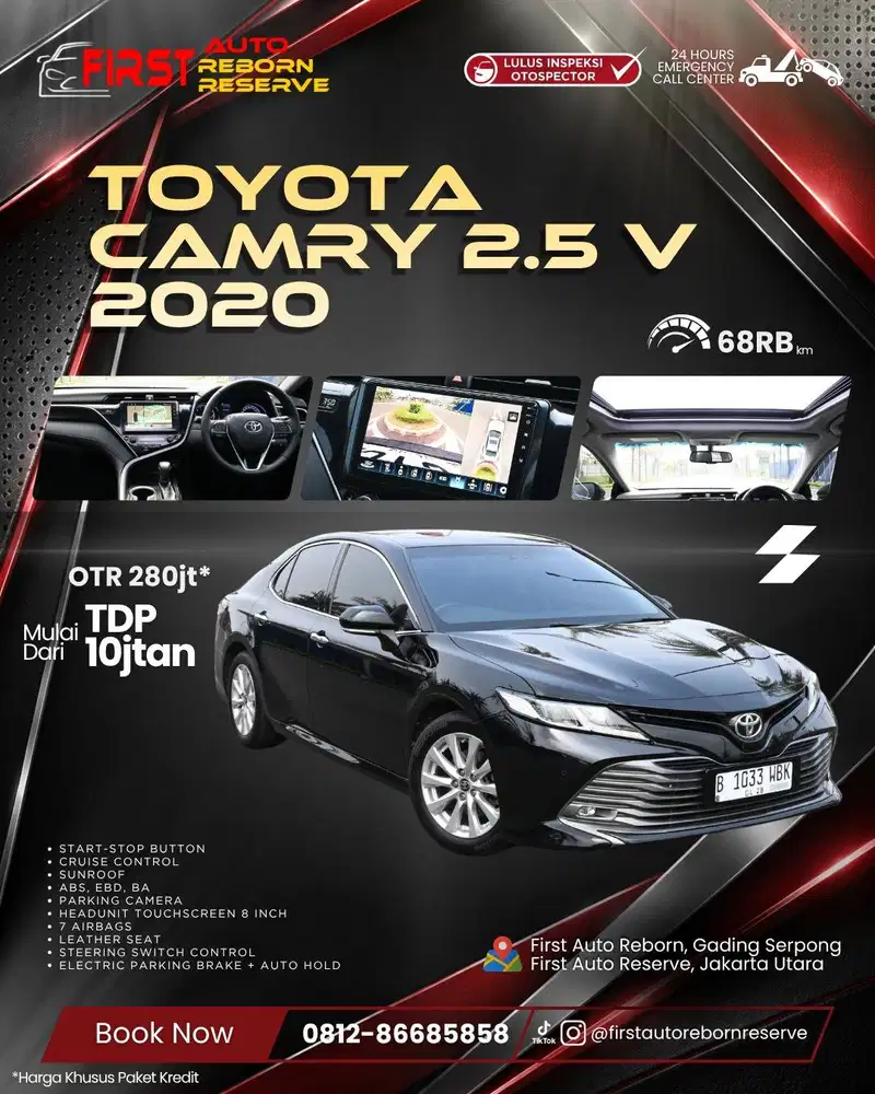 (Tdp10jtan) Toyota Camry 2.5 V 2020