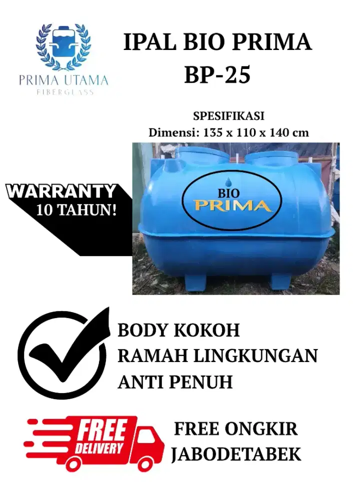 IPAL BIO PRIMA 2500L