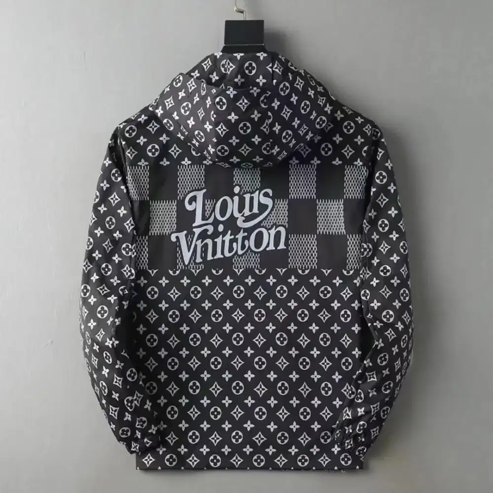JAKET HOODIE LOUIS VUITTON BRANDED IMPORT QUALITY