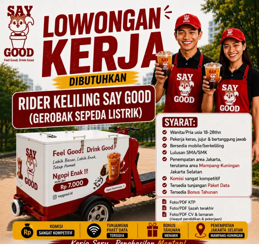 Penjual Kopi Gerobak Listrik