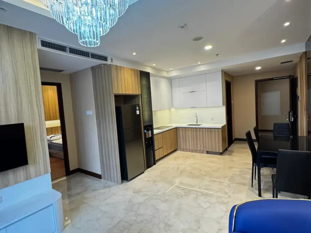 Y. DIJUAL APARTEMEN 2BR FURNISH HEGARMANAH RESIDENCE BANDUNG TIPE ONYX