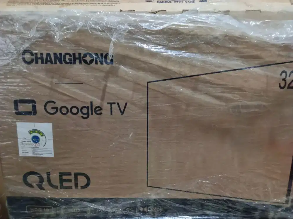 Google TV Changhong 32in Q LED Seri Terbaru Mulus Kaya Baru