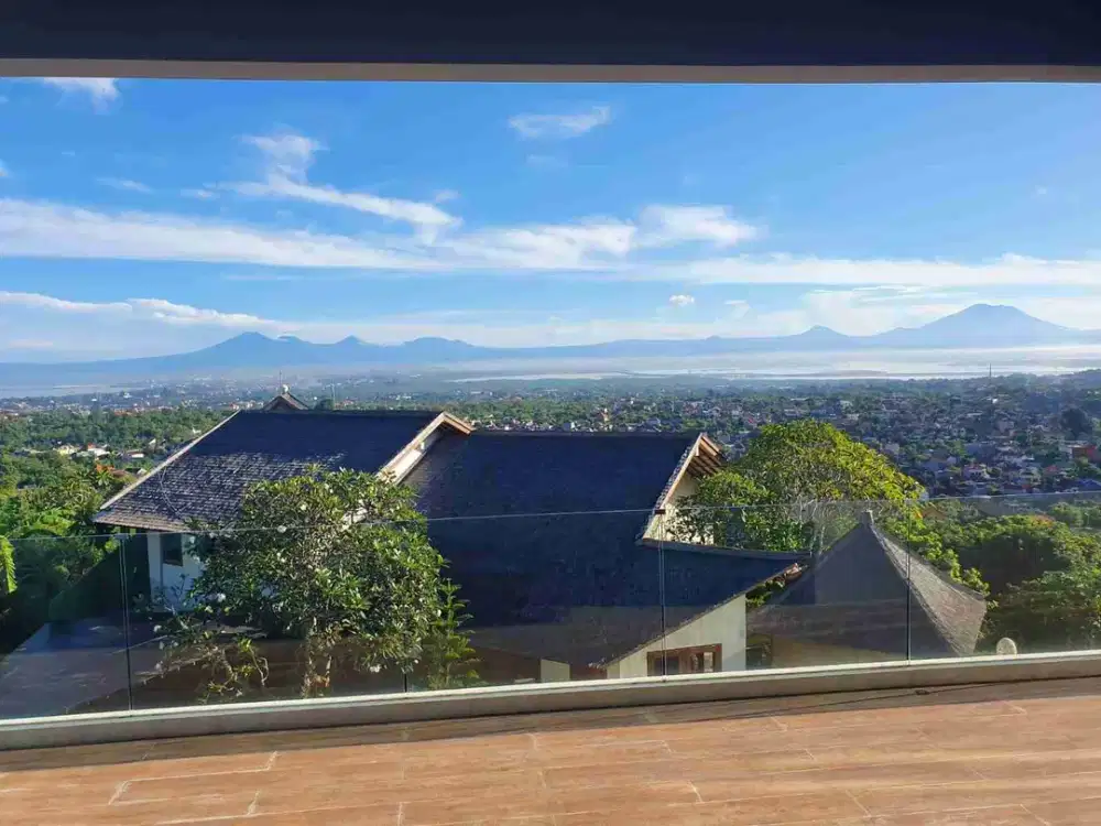 Luxury Villa di Jimbaran dengan Unblocked  View  Spektakuler Bukit, Laut, dan Gunung