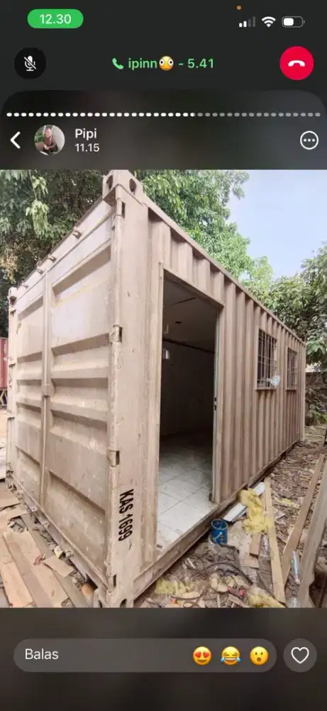 jual box kontener bekas