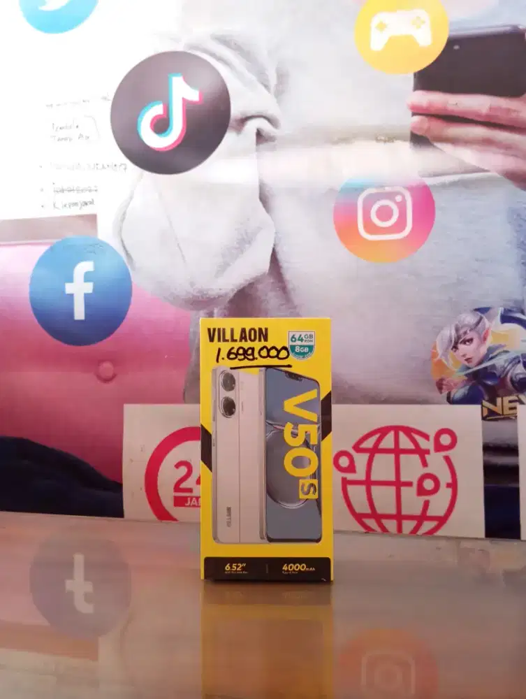 PROMO HP BARU VILLAON V50S CUCI GUDANG