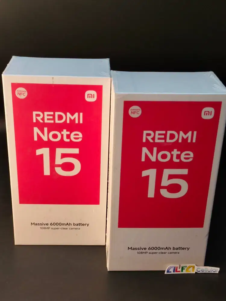 NEW HP XIAOMI REDMI NOTE 15 128 GB/ 256 GB GRS RESMI + BONUS