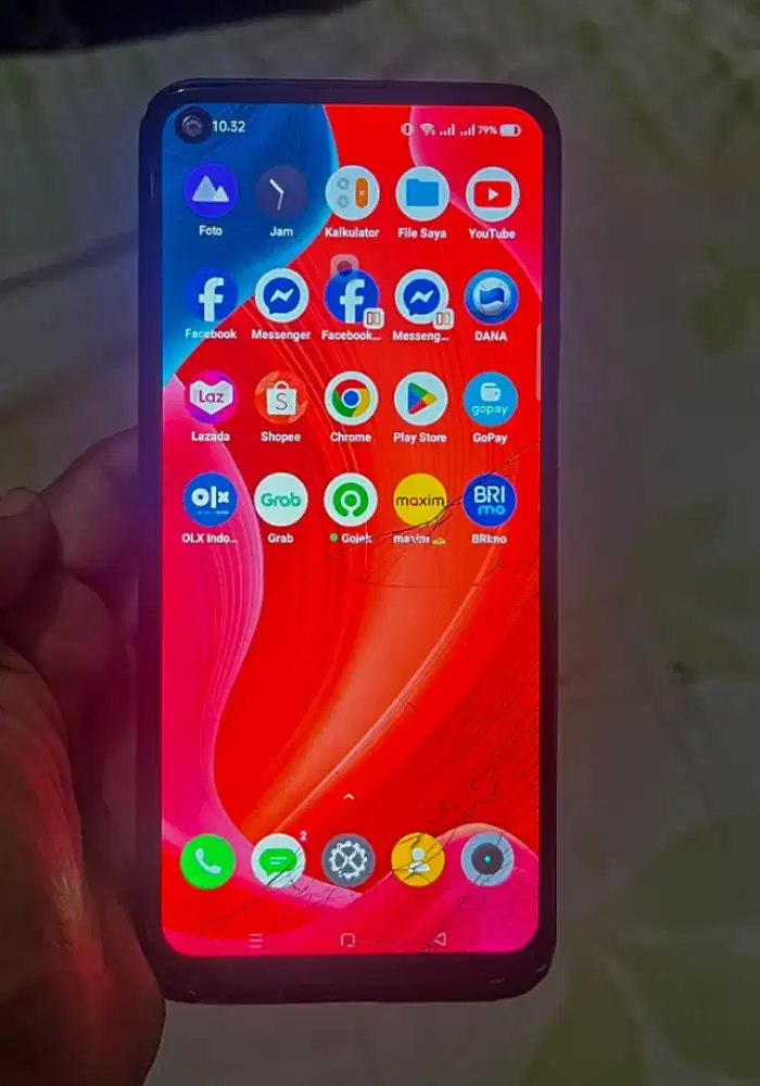 REALME C17 (6/256GB) Retak Normal Sentuhan Semuanya Bagus #Wisma Asri