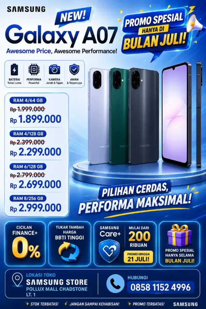 Galaxy A07 lte (cicilan 0%)
