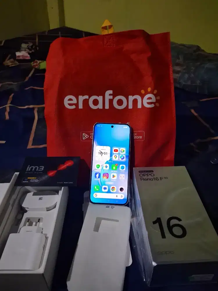 Jual hp oppo reno 16f putih