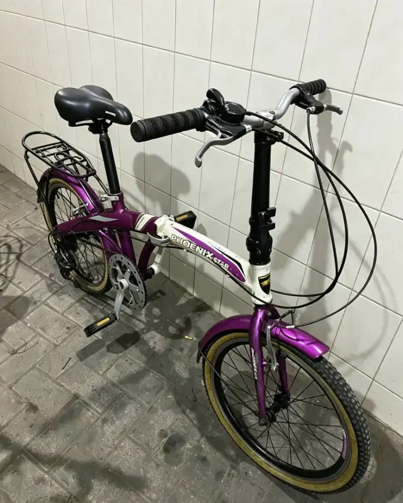 Sepeda lipat uk20 bekas
