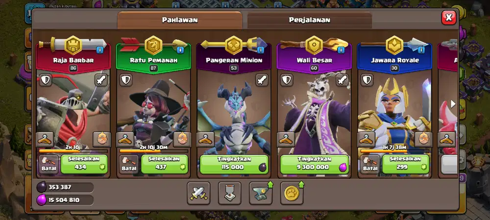Mau jual akun coc th15 buat tambahan modal usaha