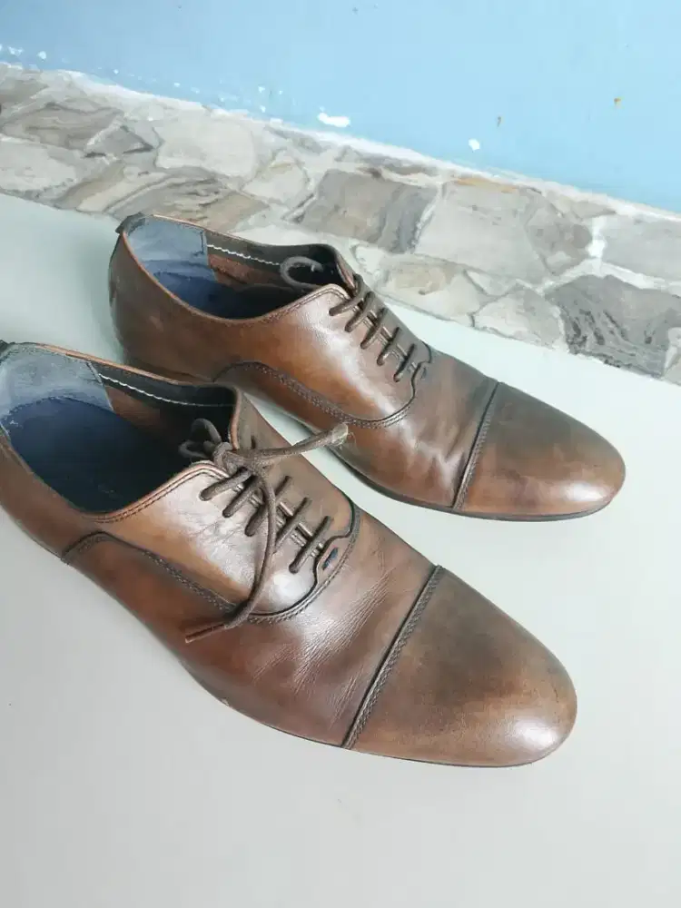 Sepatu kulit mmerk zara uk 4041