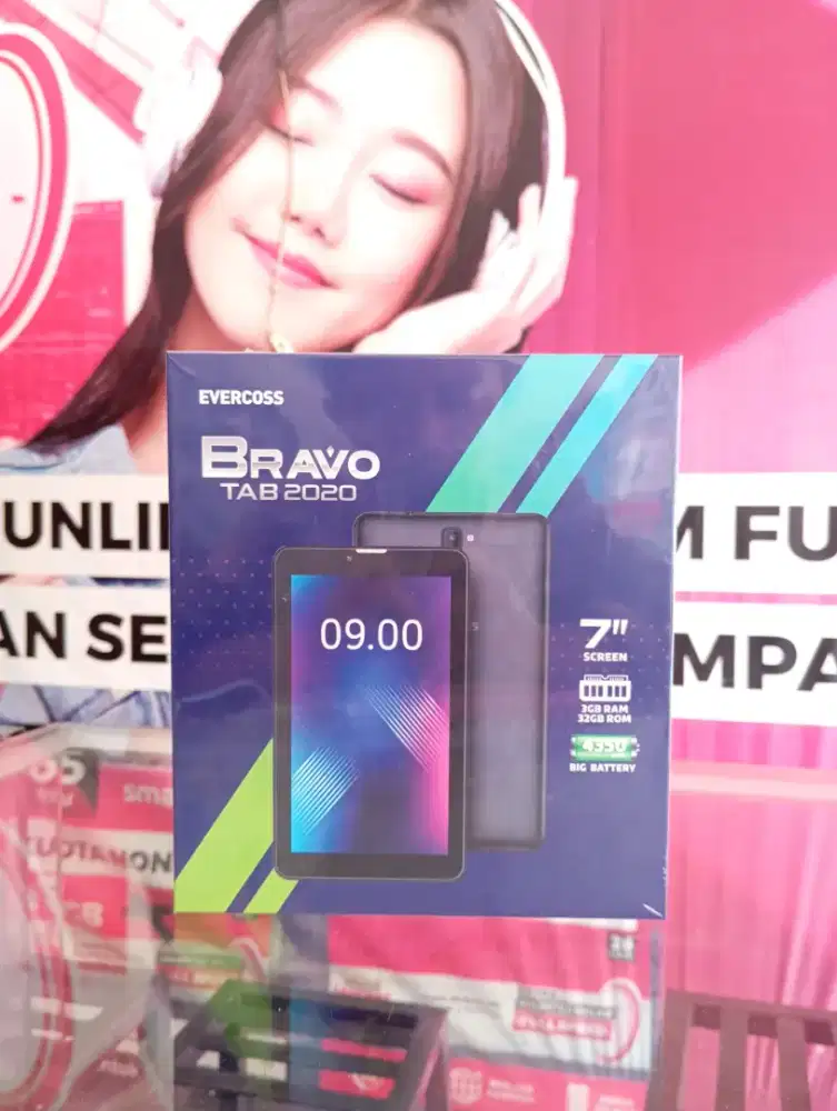 TAB BRAVO X7 EVECOSS PROMO CUCI GUDANG