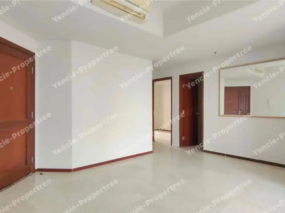 Disewakan unfurnish tipe 2br luas 70m apartment royal mediterania garden residence