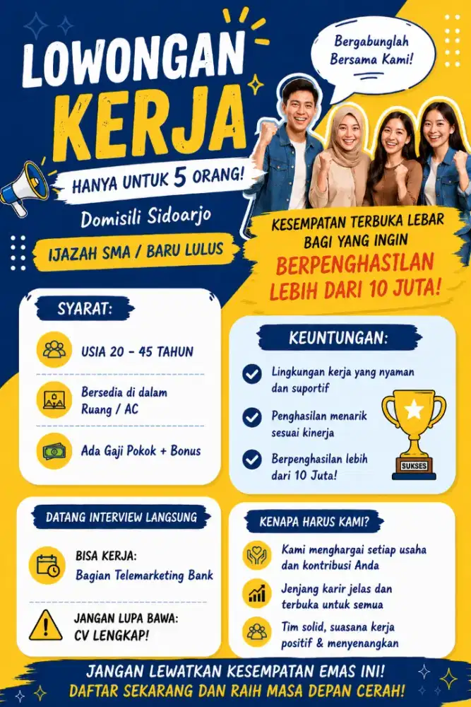 LOWONGAN TELEMARKETING BANK