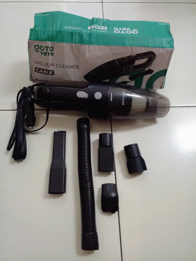 Vacuum Cleaner Mobil GOTO VETO 12V Kabel - Colok Lighter Mobil - Baru