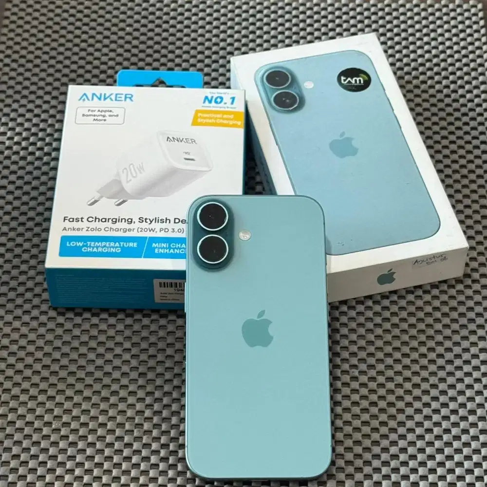 iPhone 16 256GB Teal Garansi Resmi iBox