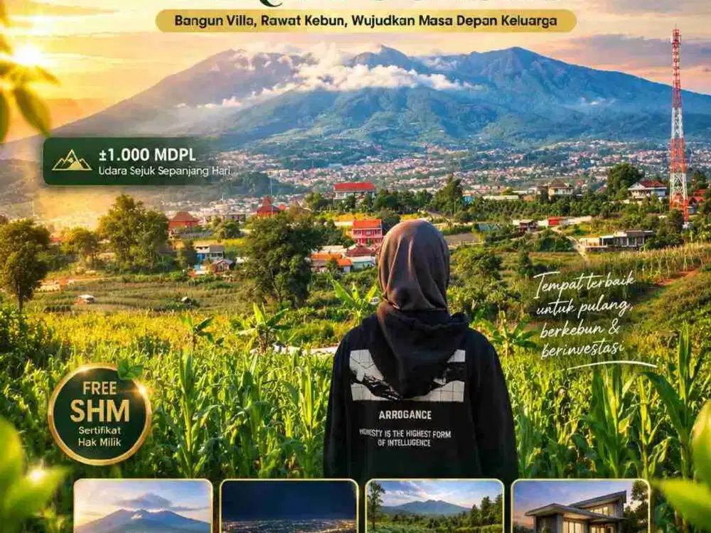 TANAH MURAH SHM CIPANAS VIEW GUNUNG PANGRANGO