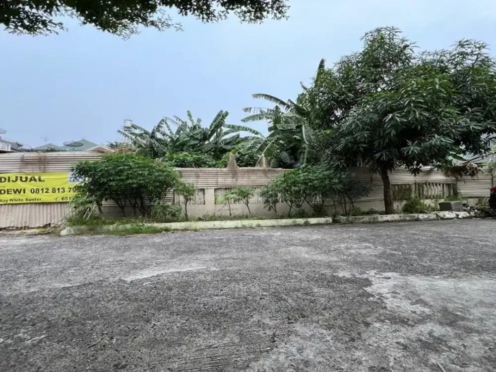 Tanah Di Danau Agung Luas 441 M2 Hadap Barat Jalan Lebar SHM