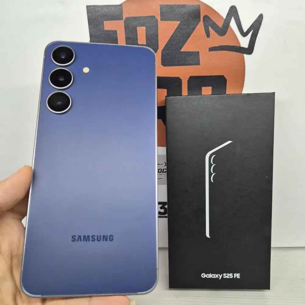 Samsung S25 FE 8/256GB NAVY Fullset Mulus No Minus LIKE NEW
