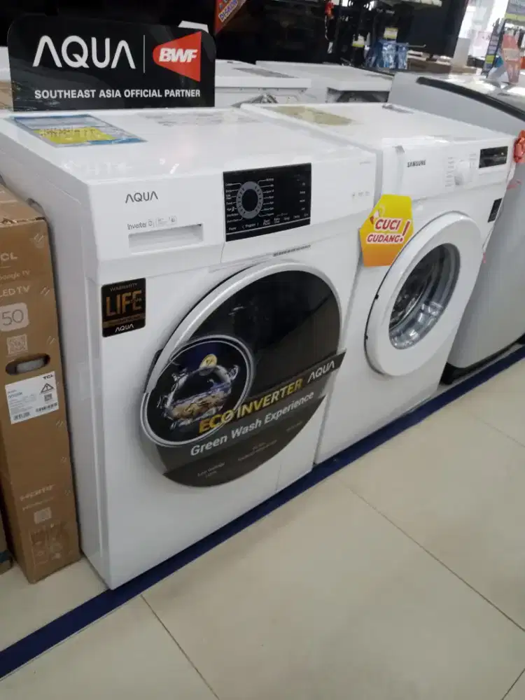 MESIN CUCI FRONT LOADING BISA CICILAN PAKAI HOMECREDIT