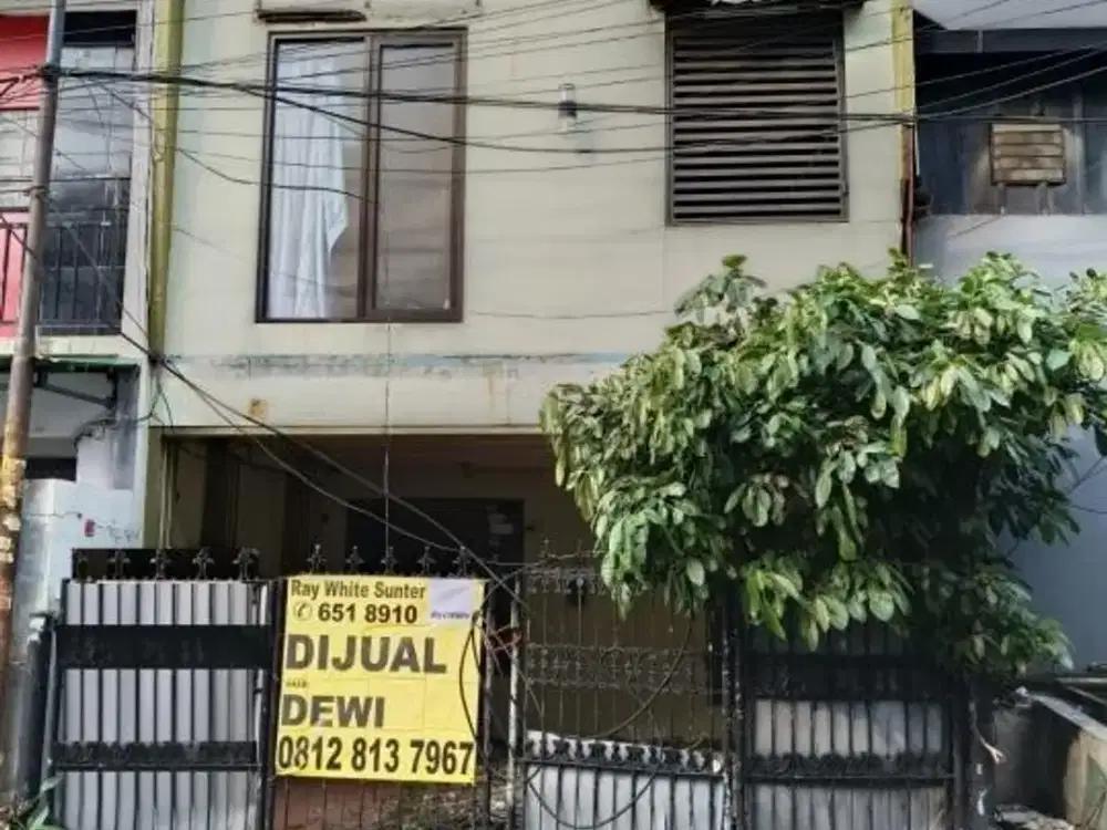 Jual Rumah Sunter Karya Luas 4.5x15 M2 Bangunan 2 Lantai Shm Hadap Barat