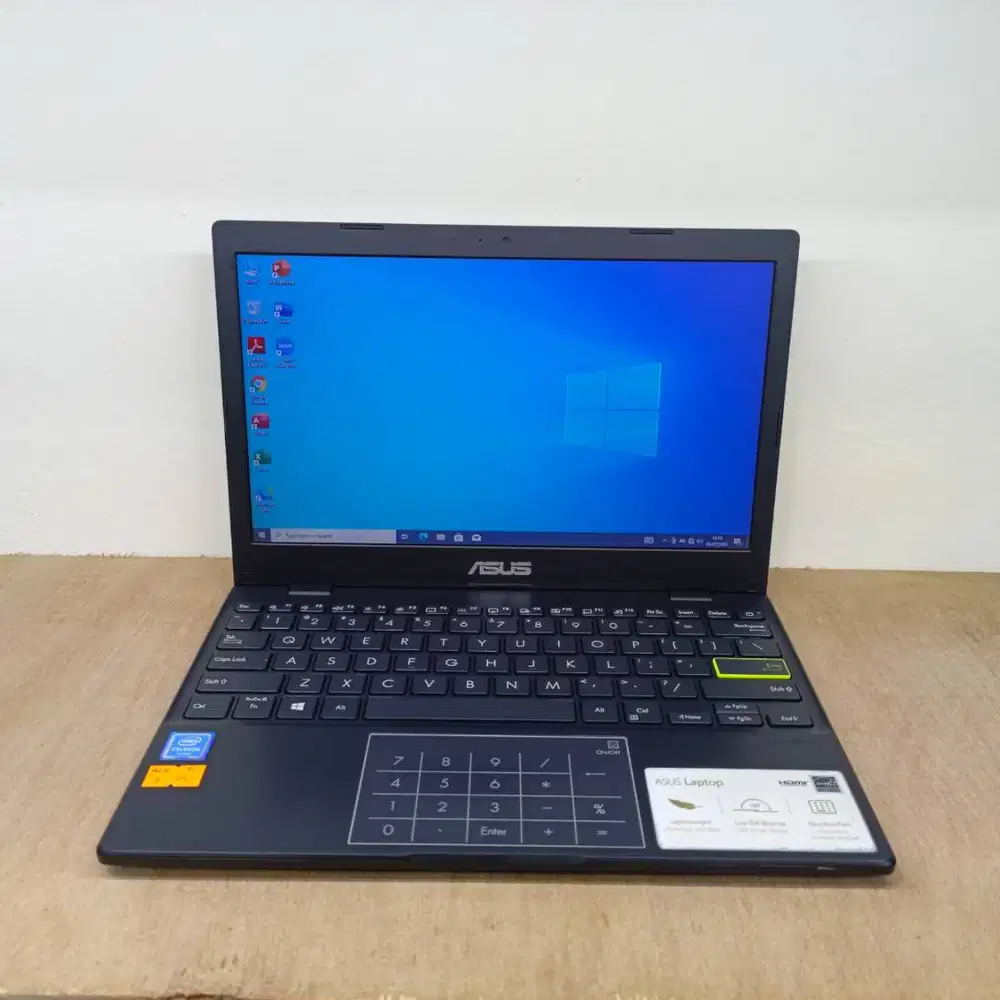 Laptop Notebook asus E210M 12inc intel celeron N4020 ram 4gb ssd 256gb