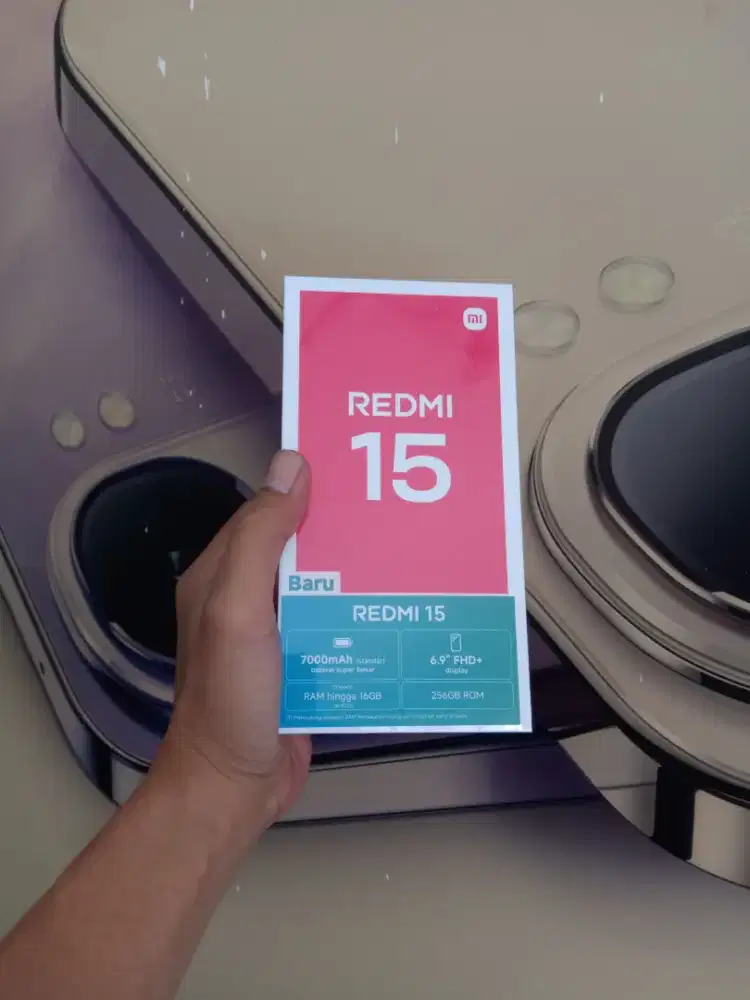 [ Fast respon WA ] Xiaomi Redmi 15 NFC 8+8/128 Garansi resmi 15bln