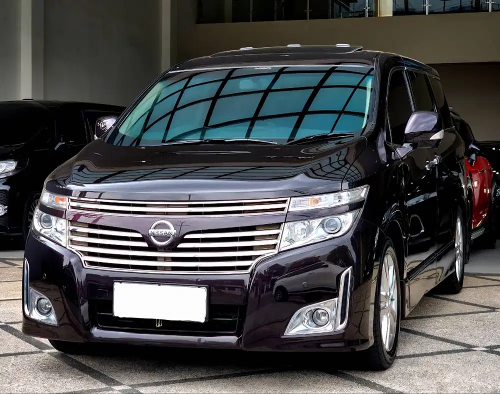 NISSAN ELGRAND 2500 HWS HIGHWAY STAR SUNROOF 2010 BURGUNDY