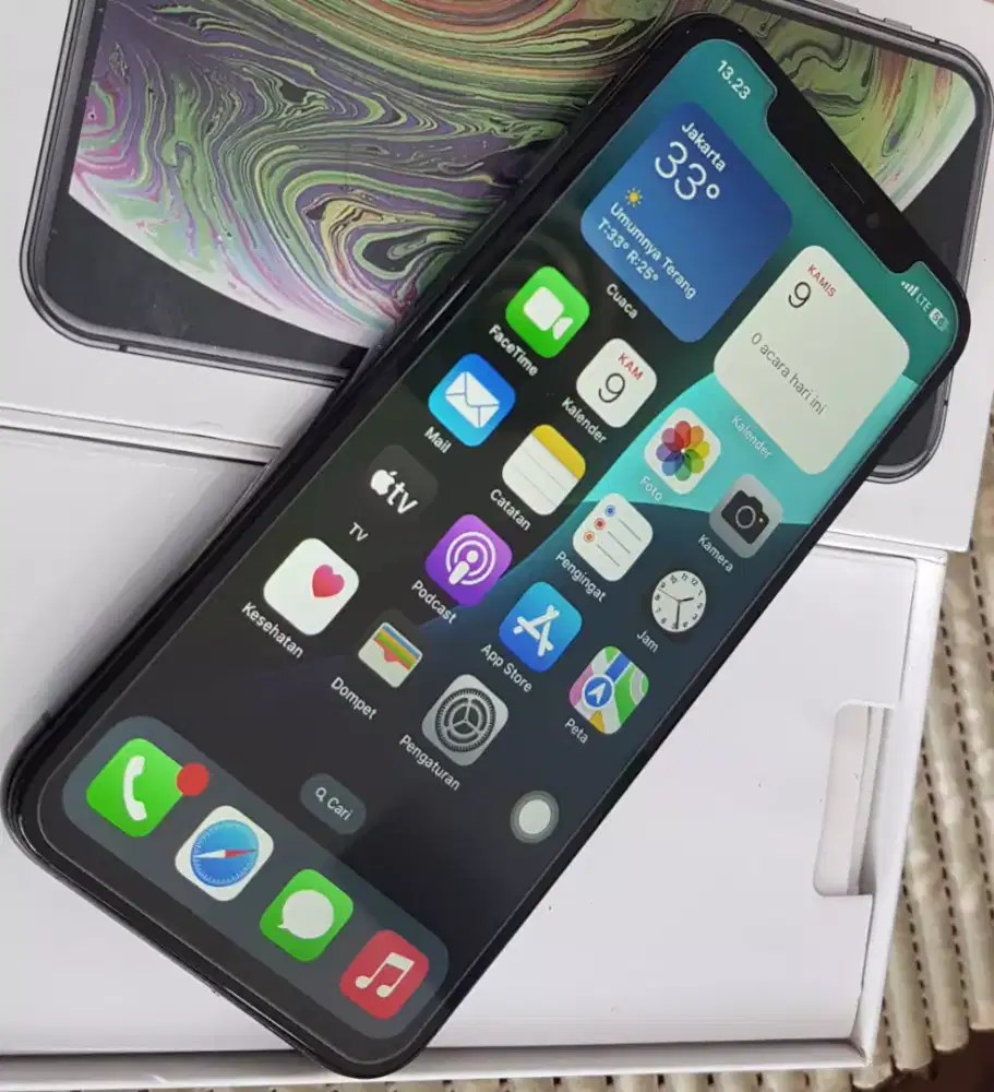 iPhone XS 64Gb inter lengkap
