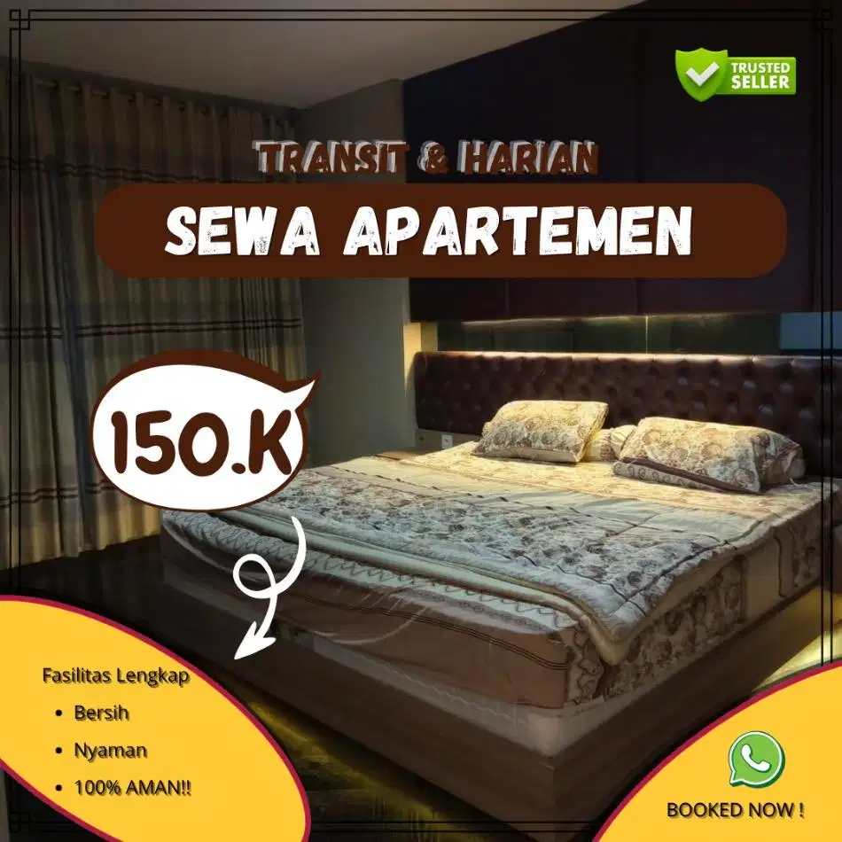 Sewa Apartemen Harian/Transit Bassura City Jakarta Timur Termurah