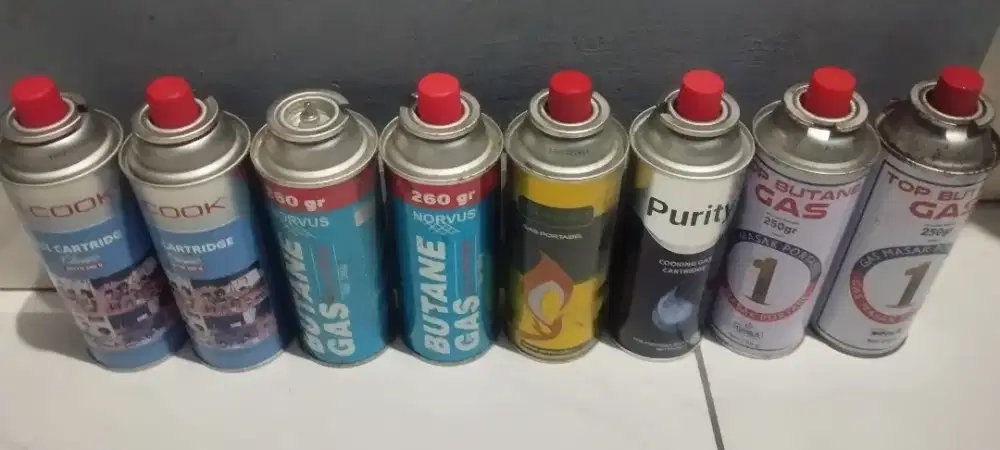Gas portable/ kaleng kosongan