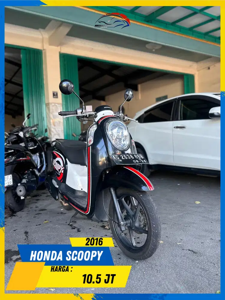 HONDA SCOOPY 2016 PLAT AG MURMER BOLOH HIKMAH MOTOR KEPUH MALANG