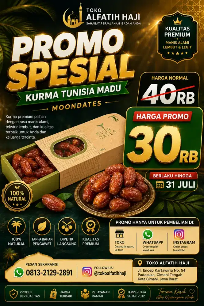 Promo Kurma Tunisia Madu