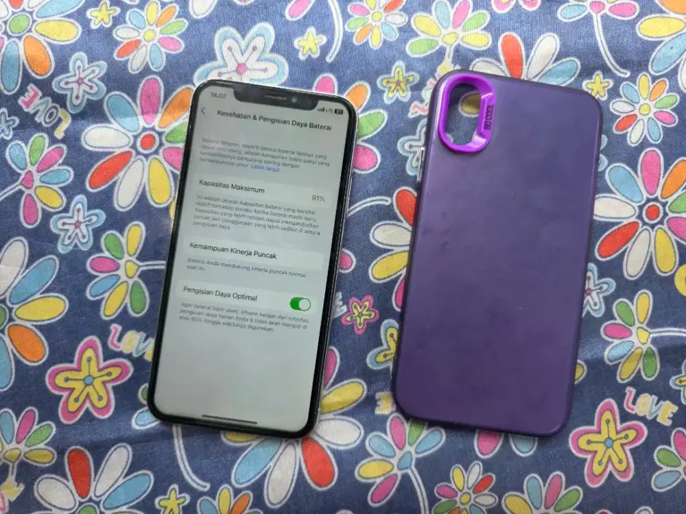 Iphone X 64GB Mulus 94% Minus FaceID
