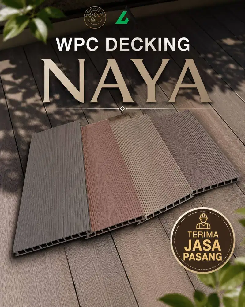 WPC Decking NAYA/Dekorasi Indoor/Anti Rayap