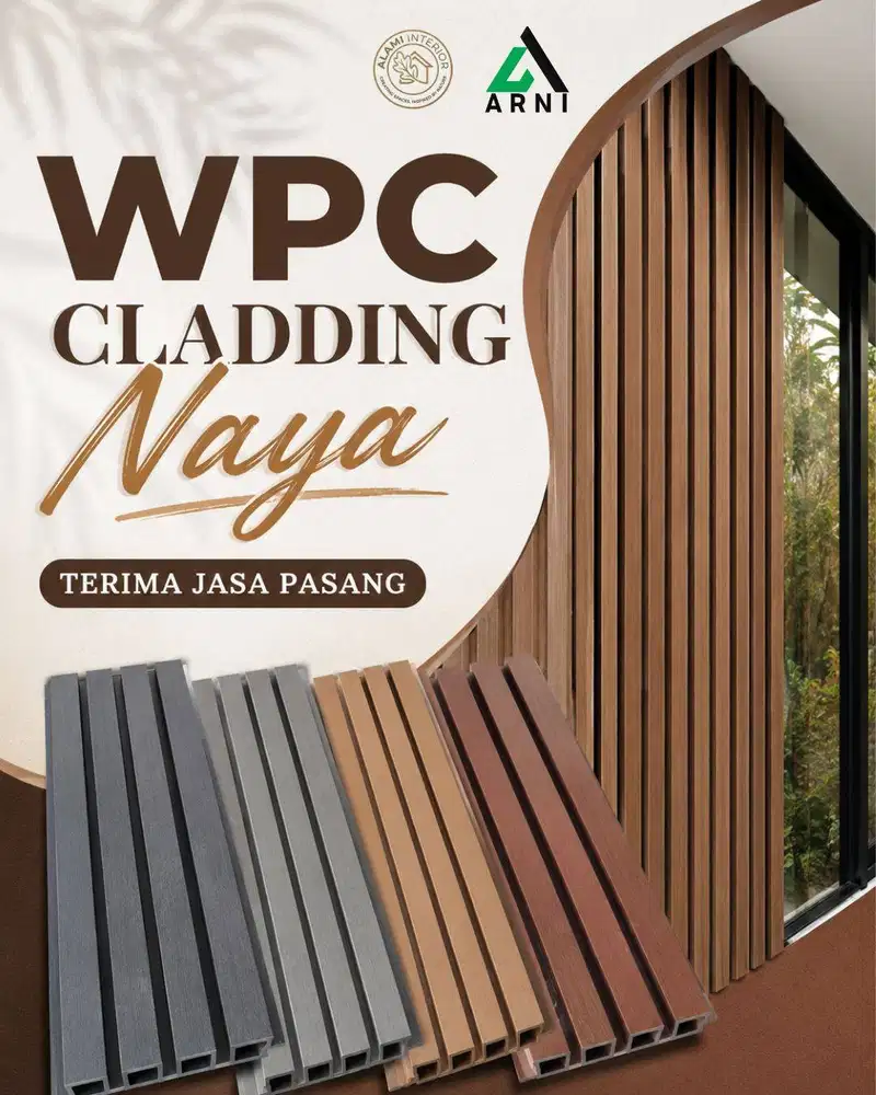 WPC Cladding NAYA/Dekorasi Outdoor/Amti Rayap
